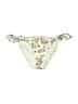 Assorted Brands Floral Ivory Swimsuit Bottoms Size M - photo 1