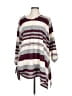 Assorted Brands 100% Polyester Stripes Burgundy 3/4 Sleeve Blouse Size Lg - XL - photo 1