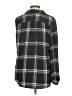 Ann Taylor 100% Polyester Plaid Black Long Sleeve Blouse Size S - photo 2