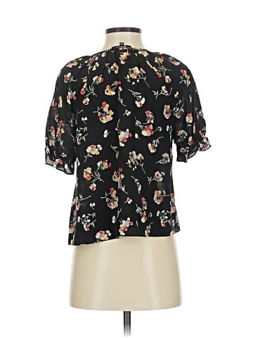 Madewell Short Sleeve Silk Top (view 2)