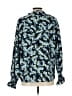 Assorted Brands 100% Polyester Floral Blue Long Sleeve Blouse Size L - photo 2