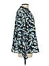 Assorted Brands 100% Polyester Floral Blue Long Sleeve Blouse Size L - photo 4