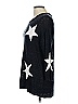 Lane Bryant 100% Acrylic Stars Black Pullover Sweater Size 10 - 12 Plus - photo 5
