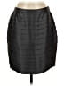 Shipley and Halmos Solid Black Silk Skirt Size 8 - photo 1