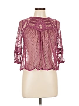 Free People 3/4 Sleeve Blouse