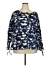 Lane Bryant 100% Cotton Blue Long Sleeve Blouse Size 18 - 20 Plus - photo 1