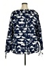 Lane Bryant 100% Cotton Blue Long Sleeve Blouse Size 18 - 20 Plus - photo 2