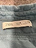 Zara Teal 3/4 Sleeve Button-Down Shirt Size 6 - photo 3