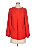 Unbranded 100% Polyester Red 3/4 Sleeve Blouse Size S - photo 1