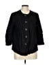 Kasper Black 3/4 Sleeve Button-Down Shirt Size 12 - photo 1