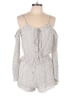 LUCCA Houndstooth Silver Romper Size XS - photo 1