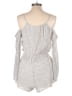 LUCCA Houndstooth Silver Romper Size XS - photo 2
