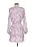 1.State 100% Polyester Paisley Purple Casual Dress Size XS - photo 2