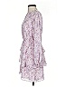 1.State 100% Polyester Paisley Purple Casual Dress Size XS - photo 5