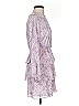 1.State 100% Polyester Paisley Purple Casual Dress Size XS - photo 4