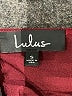 Lulus Solid Burgundy Jumpsuit Size S - photo 3