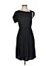 Esley 100% Polyester Solid Black Cocktail Dress Size S - photo 1