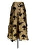 Coldwater Creek 100% Polyester Paisley Gold Formal Skirt Size 6 (petite) - photo 2