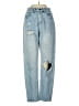 Unbranded Hearts Blue Jeans Size XS - photo 1
