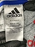 Adidas 100% Cotton Silver Zip Up Hoodie 3-6 MO / 6 MO - photo 3