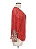 Assorted Brands 100% Polyester Red 3/4 Sleeve Blouse Size M - photo 4