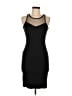 AXS Solid Black Cocktail Dress Size M - photo 1