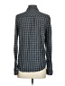 Paige Plaid Gray Blue Long Sleeve Button-Down Shirt Size S - photo 2
