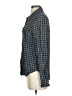 Paige Plaid Gray Blue Long Sleeve Button-Down Shirt Size S - photo 5