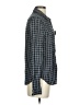 Paige Plaid Gray Blue Long Sleeve Button-Down Shirt Size S - photo 4