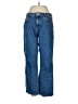 Zara Hearts Blue Jeans Size 6 - photo 1