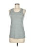 Nike 100% Polyester Gray Active Tank Size M - photo 1