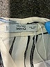 MNG 100% Polyester Stripes Ivory 3/4 Sleeve Blouse Size 6 - photo 7