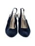 Charles Jourdan Blue Heels Size 8 1/2 (narrow) - photo 2