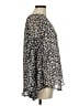 BTFBM 100% Polyester Silver Long Sleeve Blouse Size M - photo 4