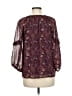 Veronica M. 100% Polyester Burgundy 3/4 Sleeve Blouse Size M - photo 2