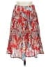 Chenault 100% Polyester Print Red Casual Skirt Size XS - photo 1