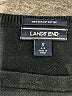 Lands' End 100% Supima Cotton Black Pullover Sweater Size 6 - 8 - photo 3