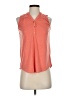 B_envied Orange Sleeveless Blouse Size S - photo 1