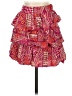 Delia's Paisley Red Casual Skirt Size XS - photo 1