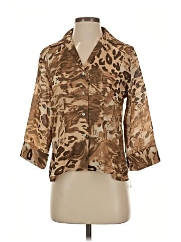Jaipur 3/4 Sleeve Button-Down Shirt (view 1)