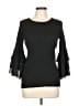 Design History Black 3/4 Sleeve Top Size L - photo 1