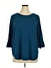 AB Studio Blue 3/4 Sleeve T-Shirt Size XL - photo 1