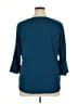 AB Studio Blue 3/4 Sleeve T-Shirt Size XL - photo 2