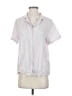 Cozy Earth White Short Sleeve Blouse Size XS - photo 1