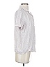 Cozy Earth White Short Sleeve Blouse Size XS - photo 4