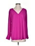 Cynthia Steffe 100% Polyester Pink Long Sleeve Blouse Size S - photo 1