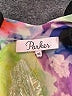 Parker 100% Polyester Tie-dye Blue Romper Size XS - photo 4