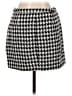 Louna Houndstooth Black Casual Skirt Size L - photo 2