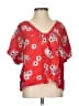 Madewell Red Short Sleeve Blouse Size XXS - photo 1