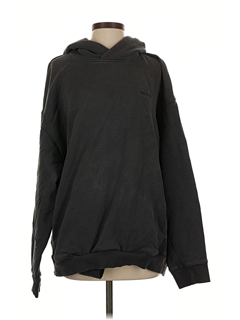 Pre-owned Roots Pullover Hoodie In Black